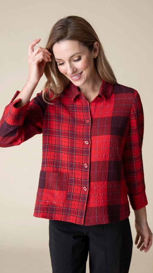 Habitat Girl Gone Plaid Shaped Shirt