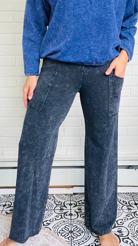 Cotton Lani Mineral Wash Pocket Pant