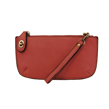 Joy Susan Vegan Leather Mini Crossbody Wristlet Clutch - Multiple Colors