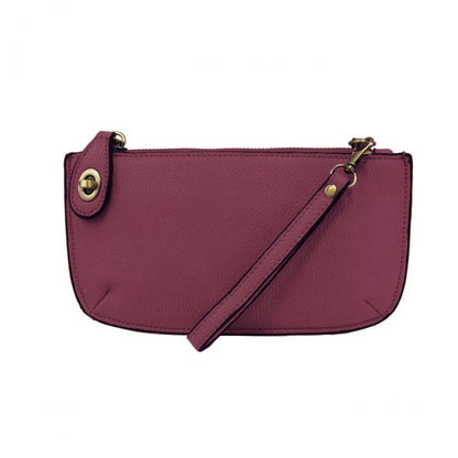 Joy Susan Vegan Leather Mini Crossbody Wristlet Clutch - Multiple Colors