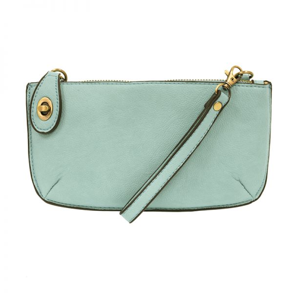 Joy Susan Vegan Leather Mini Crossbody Wristlet Clutch - Multiple Colors