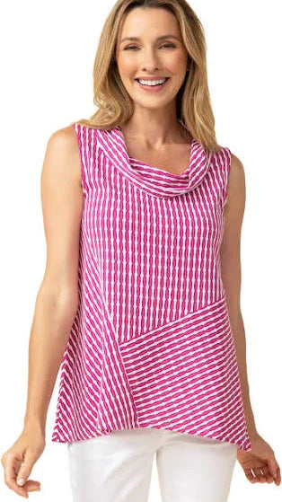 Habitat Uptown Sleeveless Cowl Top - Multiple Colors