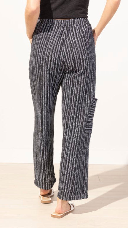 Escape Bali Stripe Pocket Flood Pant