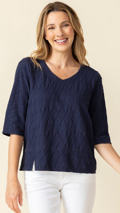 Habitat Cascade Cotton Elbow Sleeve Tee - Multiple Colors