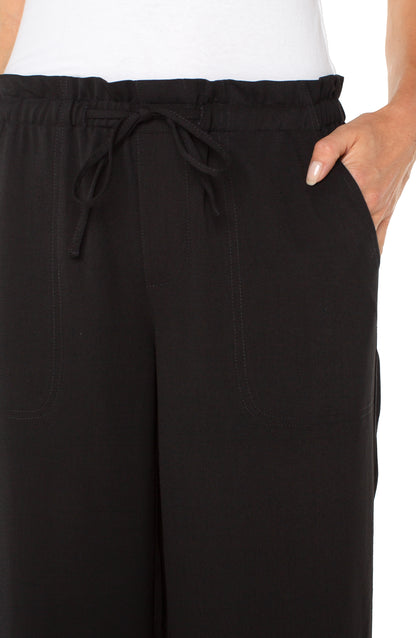 Liverpool Pull On Wide Leg Ankle Pant