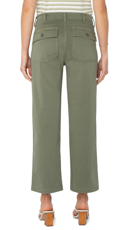 Liverpool Cargo Crop Wide Leg Pant