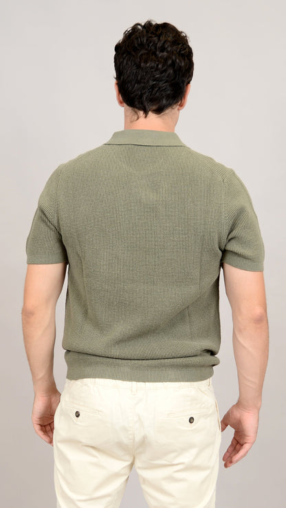 Hedge Short Sleeve Knit Polo